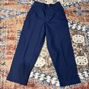 VTG Zero Restriction Gore-Tex Pants Outdoor Golf Ski Womens L‎ Navy Blue